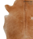 Solid Brown Cowhide Rug #84699