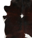 Chocolate and White Cowhide Rug #84742