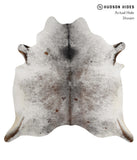 Salt and Pepper Brown Cowhide Rug #84748