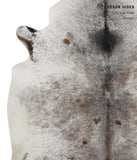 Salt and Pepper Brown Cowhide Rug #84748