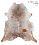 Salt and Pepper Brown Cowhide Rug #84761