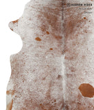 Salt and Pepper Brown Cowhide Rug #84761
