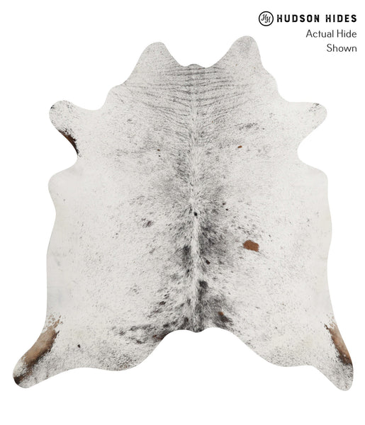 Salt and Pepper Black Cowhide Rug #84765