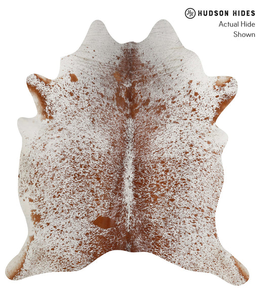 Salt and Pepper Brown Cowhide Rug #84766