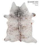 Salt and Pepper Brown Cowhide Rug #84813