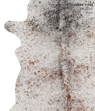 Salt and Pepper Brown Cowhide Rug #84813