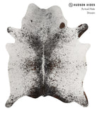 Salt and Pepper Black Cowhide Rug #84814