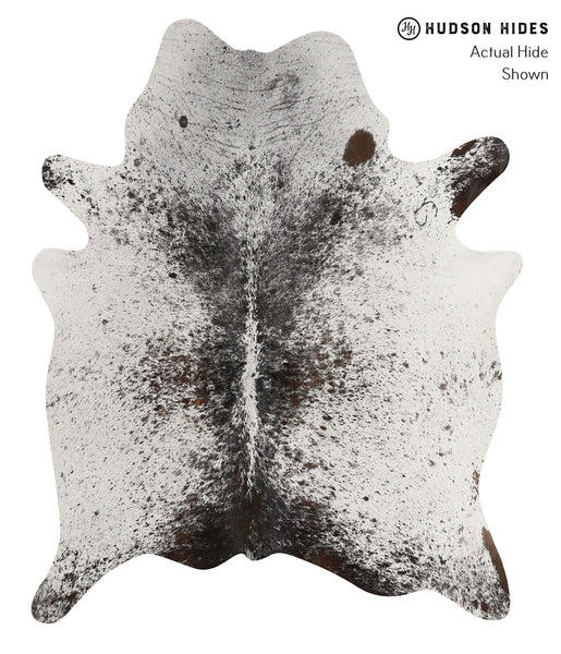 Salt and Pepper Black Cowhide Rug #84814