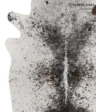 Salt and Pepper Black Cowhide Rug #84814