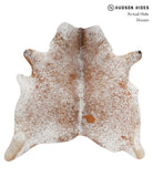 Salt and Pepper Brown Cowhide Rug #84816