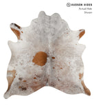 Salt and Pepper Brown Cowhide Rug #84819