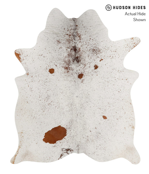 Salt and Pepper Brown Cowhide Rug #84821