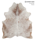 Salt and Pepper Brown Cowhide Rug #84835