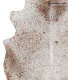 Salt and Pepper Brown Cowhide Rug #84835