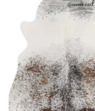 Salt and Pepper Brown Cowhide Rug #84855