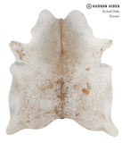 Salt and Pepper Brown Cowhide Rug #84860