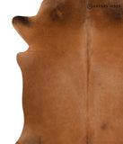 Solid Brown Cowhide Rug #84895