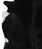 Solid Black Cowhide Rug #84966