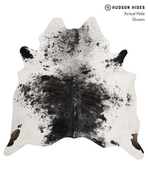 Salt and Pepper Black Cowhide Rug #85018