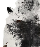 Salt and Pepper Black Cowhide Rug #85018