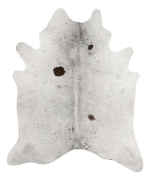 Salt and Pepper Black Cowhide Rug #85019HUDSN