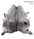 Salt and Pepper Black Cowhide Rug #85103