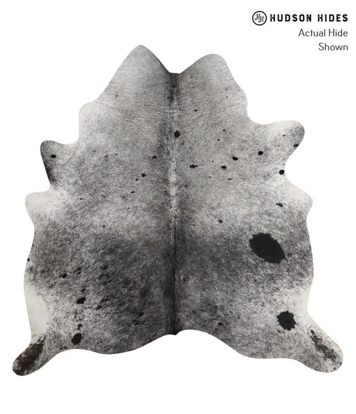 Salt and Pepper Black Cowhide Rug #85103