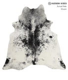Salt and Pepper Black Cowhide Rug #85110