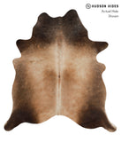 Brown with Red Cowhide Rug #85253