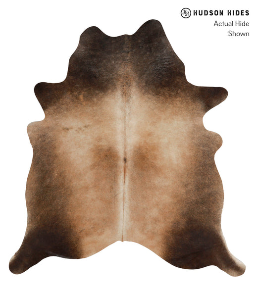 Brown with Red Cowhide Rug #85253