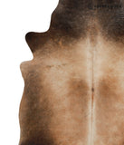 Brown with Red Cowhide Rug #85253