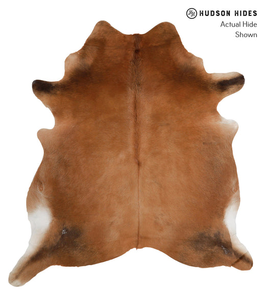 Solid Brown Cowhide Rug #85259