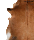 Solid Brown Cowhide Rug #85259