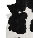 Black and White Cowhide Rug #85280