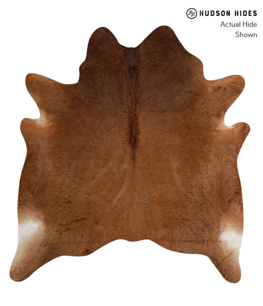 Solid Brown Cowhide Rug #85282
