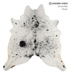 Salt and Pepper Black Cowhide Rug #85322