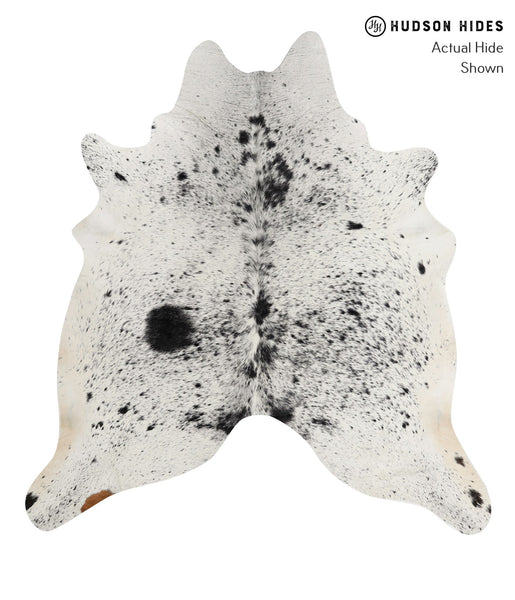 Salt and Pepper Black Cowhide Rug #85322
