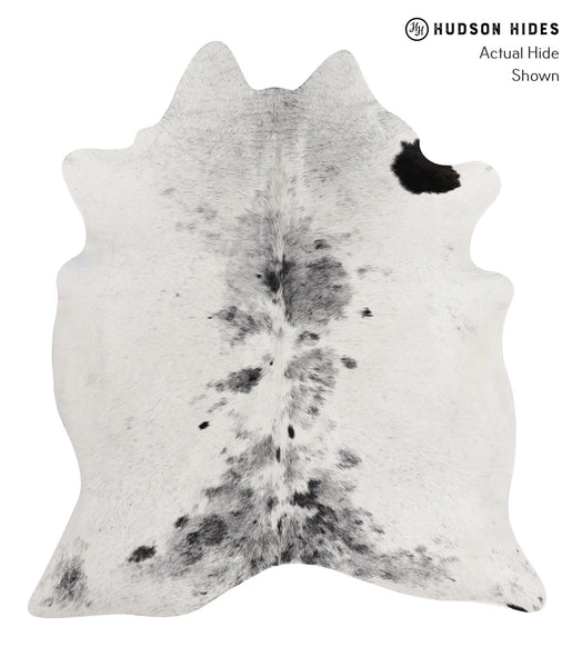 Salt and Pepper Black Cowhide Rug #85323
