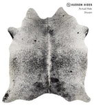 Salt and Pepper Black Cowhide Rug #85324