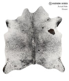 Salt and Pepper Black Cowhide Rug #85327