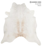 Grey with Beige Cowhide Rug #85334