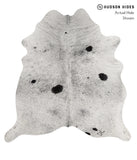 Salt and Pepper Black Cowhide Rug #85345