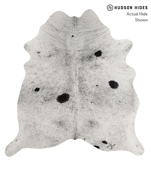 Salt and Pepper Black Cowhide Rug #85345
