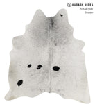 Salt and Pepper Black Cowhide Rug #85378