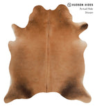 Brown with Red Cowhide Rug #85398