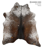 Salt and Pepper Brown Cowhide Rug #85410