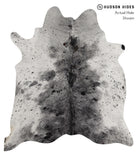 Salt and Pepper Black Cowhide Rug #85427