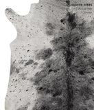 Salt and Pepper Black Cowhide Rug #85427