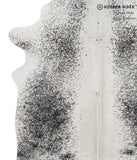 Salt and Pepper Black Cowhide Rug #85433