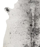 Salt and Pepper Black Cowhide Rug #85437